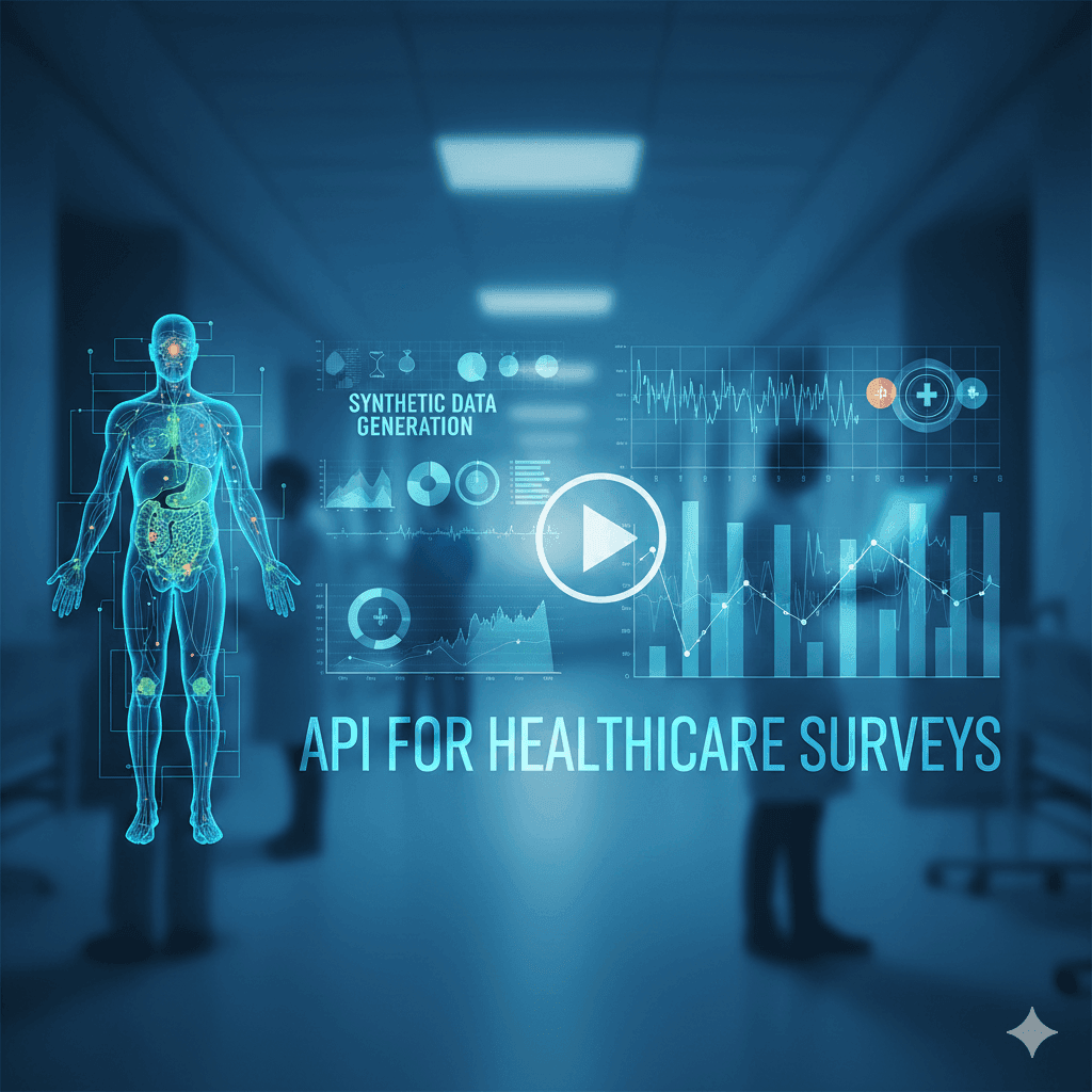 Synthetic Data API for Surveys in Healthcare